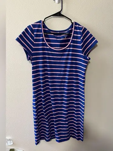 Lilly Pulitzer  Beacon Dress Twilight Blue Coastal Shell Size large style 30686