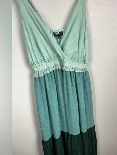 Slate + Willow Blue Tiered Dress