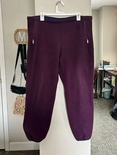 Patagonia  | Women’s Thermal Made In The USA Jogger Pants In Purple Size Large