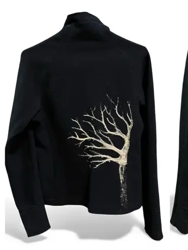 Nau Wool Jacket Navy Contrast Wool Design Size Small Blue