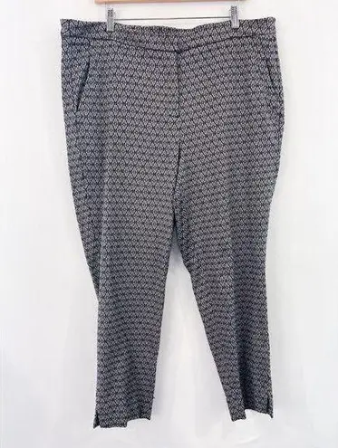 Lane Bryant NEW  Gray Diamond Tailored Trouser Pants size 24 Casual Professional