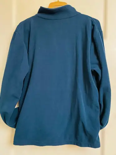 Team USA Unisex Adult’s Large Navy Blue Fleece Full Zip Olympic Jacket Gorpcore