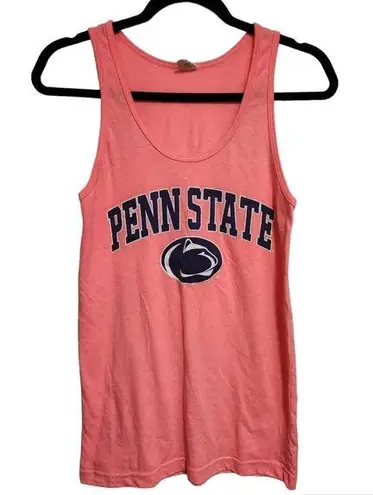 American Apparel  neon pink Penn State tank top size small