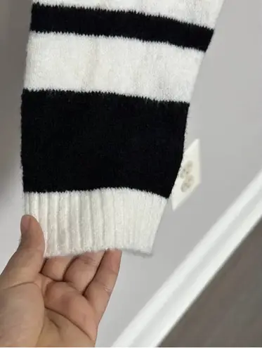 Ashley Stewart Ivory/combo Hooded Women’s Sweater NWT