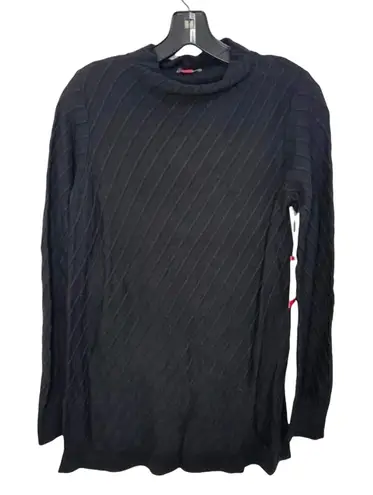 Vince Camuto  Black Ribbed‎ Mock Neck Sweater Size XS NEW - Image 1