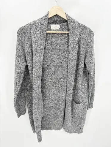 Dreamers Speckled Grey Long Sleeve Knit Cardigan Sweater Women's Size X-Small XS