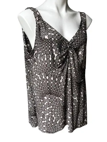 212 Collection Sleeveless Twisted Knot Dress Tank Top, Sz XL