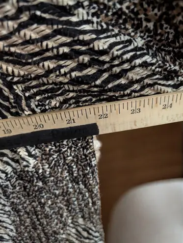 Aqua Blues PLus Size 2X XX Zebra Animal Print Sheer Open Front Cardigan Lightweight Jacket STretch Layers - Image 3