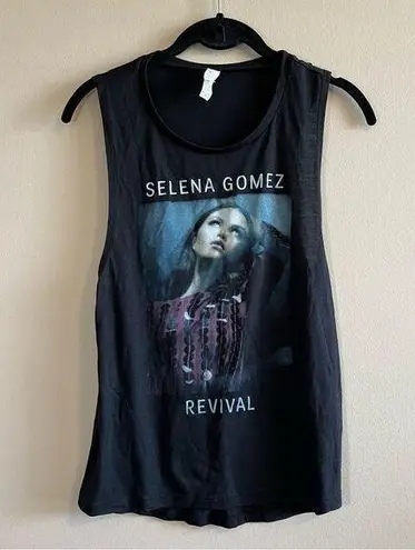 Selena Gomez ✨  Black Revival Tank Top Small