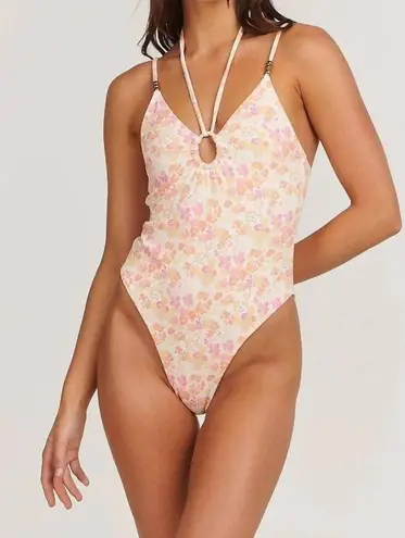 Charlie Holiday Cher One Piece Swimwear Summer Floral Swimsuit Size Small