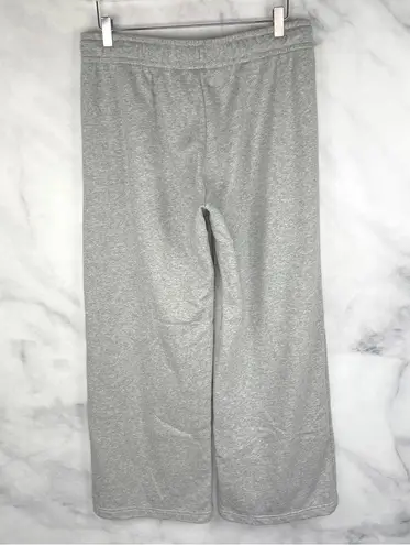 Nike Sportswear Club Fleece Wide Leg High Waisted Jogger Sweatpants Gray NSW L