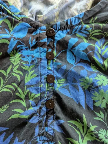 Liverpool Los Angeles Blue Topaz Short Sleeve Top -Size S