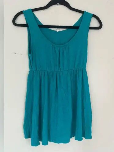 Pinkblush Women’s Turquoise Babydoll Tank Top, One Size