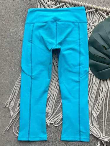 The North Face Blue Cropped Leggings Size XS