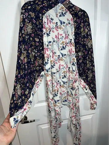 Darn Good Yarn Boho Kimono Styled Cardigan Bat Wing Sleeves Size Small/Medium