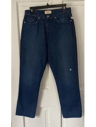 Baldwin Theresa El Dorado Distressed Straight Leg High Waisted Jeans Size 29 NWT Blue