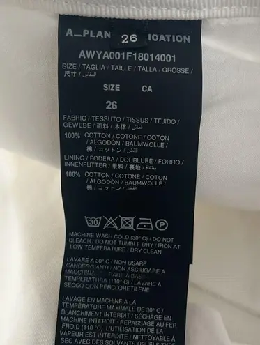 A_Plan_Application High Waist Bootcut Jeans Optical White, Size 26, NWT SOLD OUT