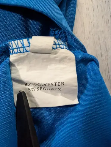 Blue Sleeveless Tank Top PLus Size 3XL V-Neck Cami Camisole Layers Stretch Shirt