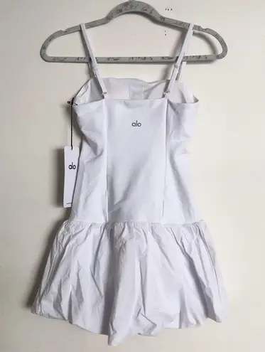 Alo Yoga Airbrush Love Match Tennis Dress White XS