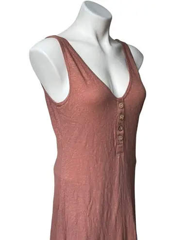 Faherty NWT Cliffside Dress Size Medium Cedar Wood Linen Cotton Coastal, Sz S