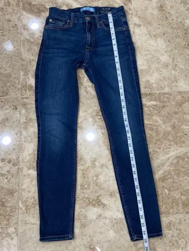 7 For All Mankind 🛍️ Skinny, Ankle, Stretch Jeans. Size 23.