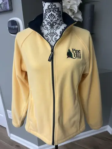 Landway Fleece Size Large Yellow & Navy Blue Jacket