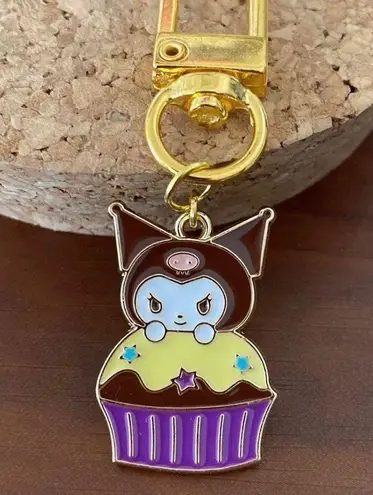 Handmade Kawaii Kuromi Keychain AirPods Accessory Bag Charm