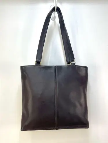 Coach Vintage  Skinny Tote 9546 Brown Leather Handbag Purse