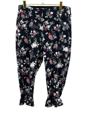 Lane Bryant  WOMEN'S THE ALLIE SLIM ANKLE FLORAL PANTS PLUS size 16