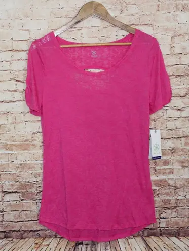 Gaiam | Pink Cutout Yoga Athleisure Top