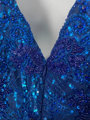 Portia and Scarlett Prom Dress, Royal Blue, Size 6 Blue