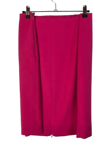 Anne Klein  Hot Pink Knee Length Pencil Skirt 14