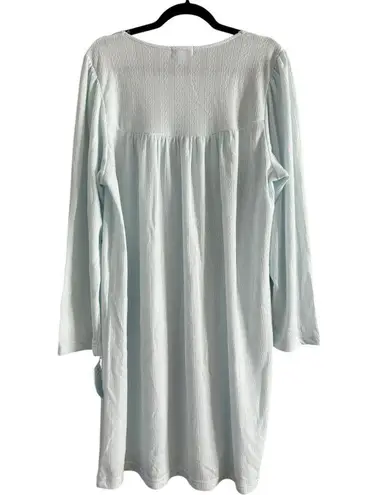 NWT Heavenly Bodies Light Blue Cottagecore Long Sleeve Women’s Nightgown Size 1X