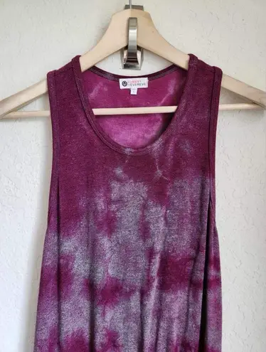 Sundry  For Evereve The Weekender Dress Berry Tie size small