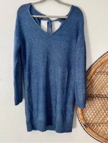 American Eagle blue long sleeve sweater dress size medium