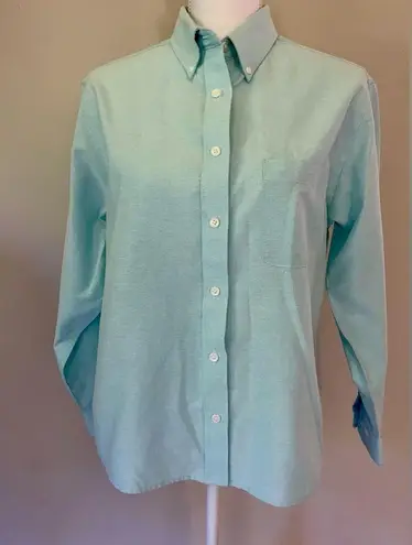 Cabin creek  Aqua Button Down | Size 12P | EUC | Discontinued