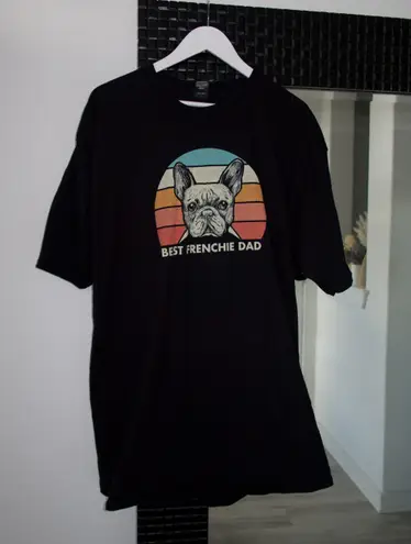 Best Frenchie Dad Tshirt Size XXL - Image 1
