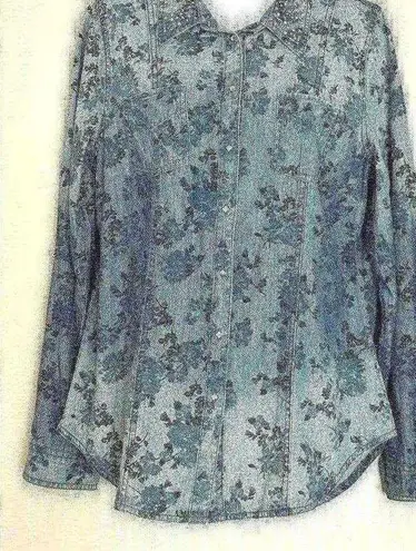 Bandolino Women's Roll Tab Jean Shirt (W6)