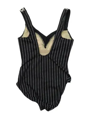 MiracleSuit Dreamsuit by One Piece Swimsuit Large Black & White Striped