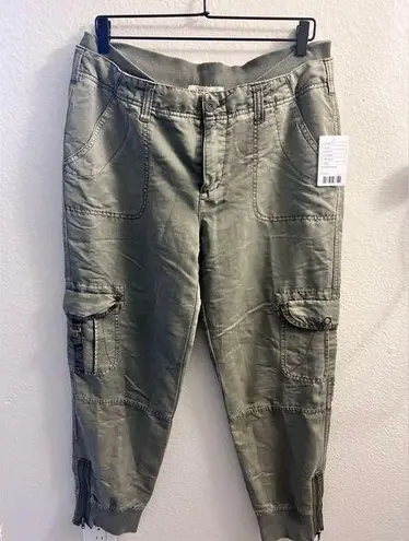 Anthropologie NWT Marrakech by  Cargo Joggers Army Green Size 31