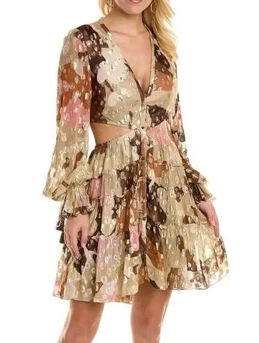 Rococo  Sand Mini Dress in Brown Beige