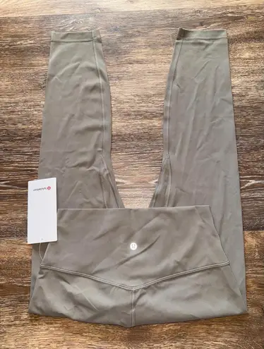 Lululemon  Align High Rise 25” No Line, Warm Ash Grey Size 10 NWT thumbnail 1