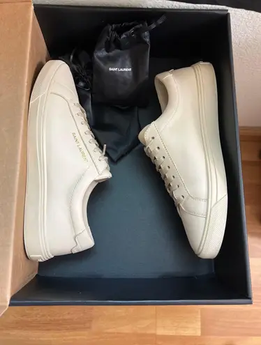 Saint Laurent Sneakers Andy Low Top Brooklyn Dark Coquille Casual Womans Sneaker