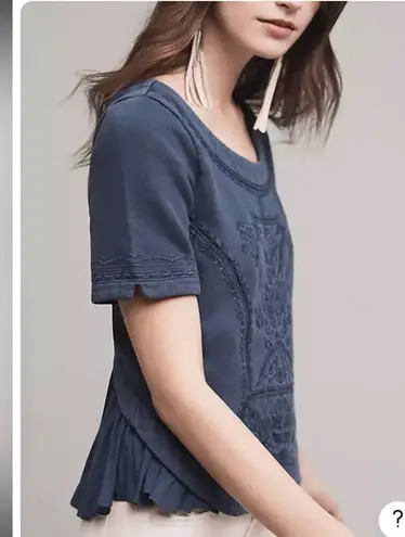 EUC! Saturday Sunday brand from Anthropology. Navy blue. Sz: Sm. Blue