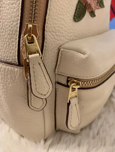 Coach Floral Embroidered Mini Backpack