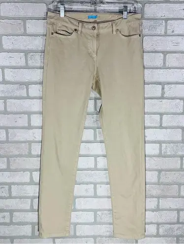 J. McLaughlin Lexi Straight Leg Jeans in Raw Beige Wash Size 6