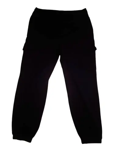 One A Day Elastic Fleece Cargo Black Legging Pants Size XL Streetwear Gorpcore
