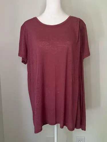 Lululemon  Back to Me maroon short-sleeve t-shirt