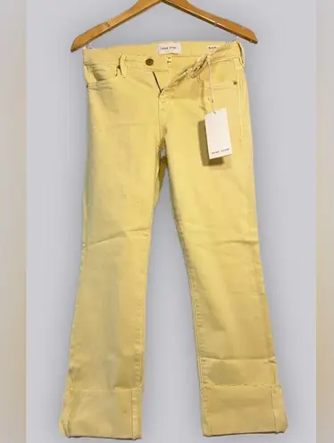 Dear John NWT Women's Straight Leg Yellow Jeans Size 25