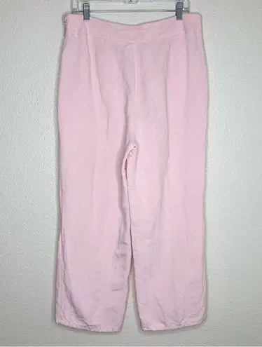 Jones Wear  Linen Blend Women’s Size 16 Baby Pink Crop Pants